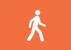 Stick figure walking